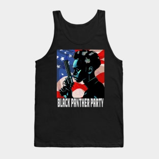 Black Panther Party American Flag 1966 Tank Top